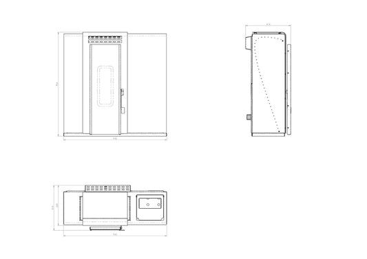 Pasillo Slim 13kW - Nevado