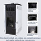 Estufa de pellets ventilada Cero REM