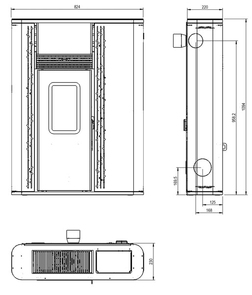 Super slim 21cm canalizable 11kW - Apo
