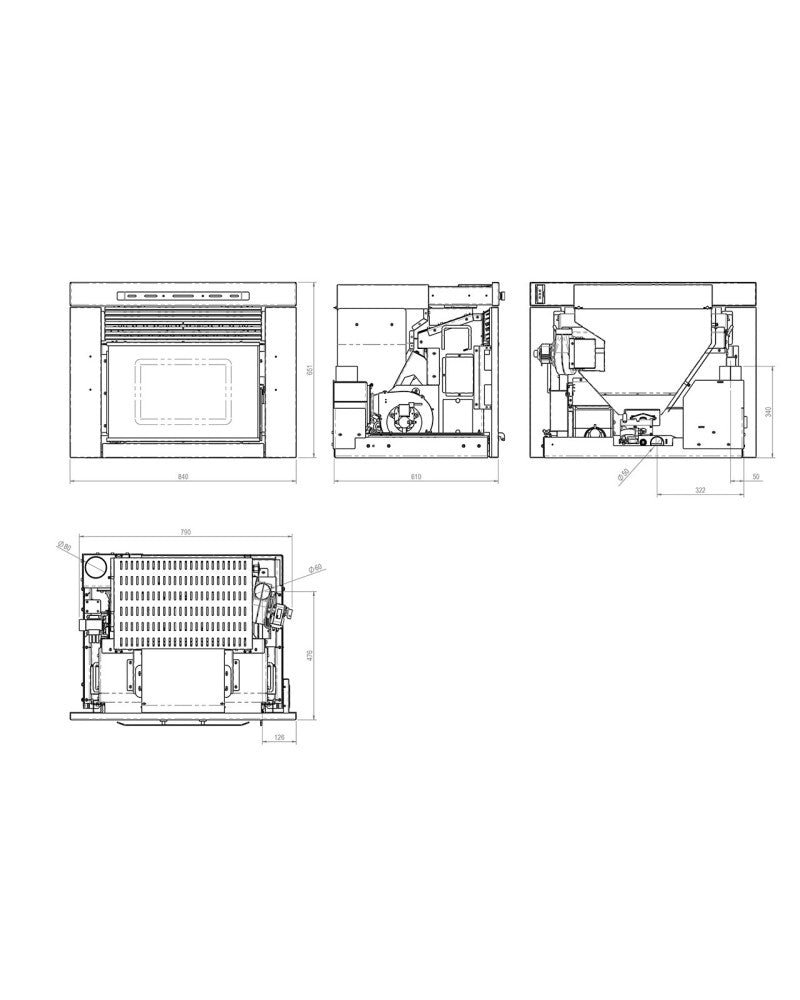 12kW Rohrleitungseinsatz - Feres
