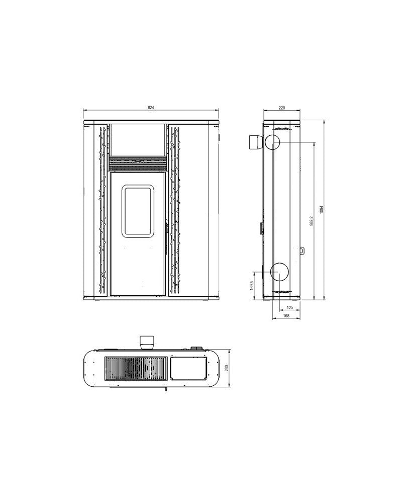 Superschlanke 21cm Kanalisierbar 11kW - Apo