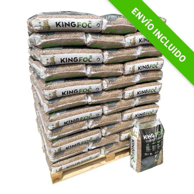 KINGFOC - Palé con 77 bolsas de 15 kg